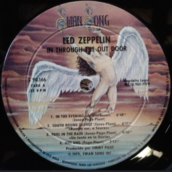 Led Zeppelin - In Through The Out Door (Edición Original España, Swan Song, 1979)