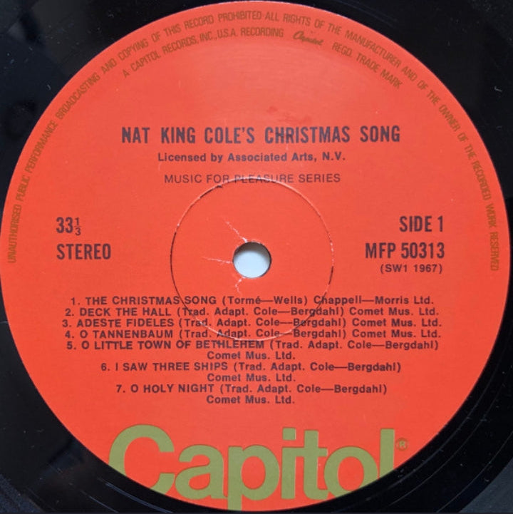 Nat King Cole - Nat King Cole's Christmas Song (Edición Original UK, Music For Pleasure / Capitol, 1976)