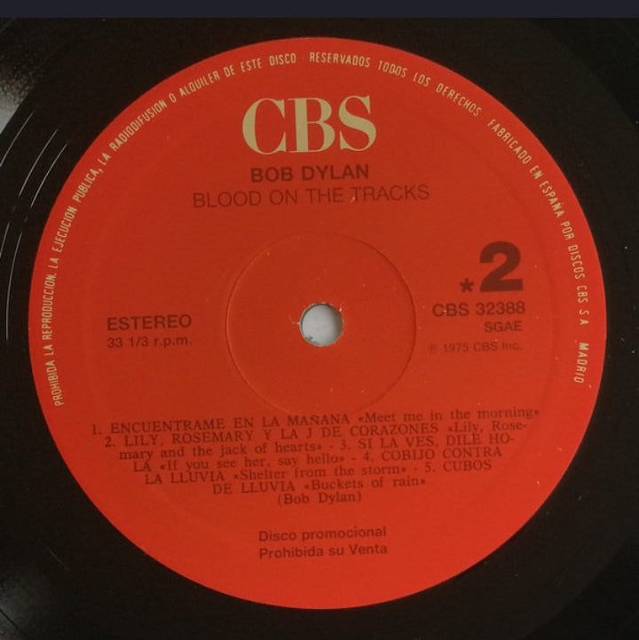 BOB DYLAN - BLOOD ON THE TRACKS