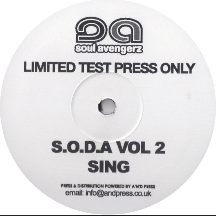 Soul Avengerz - S.O.D.A Vol 2 - Sing (Edición Original UK, 2005)