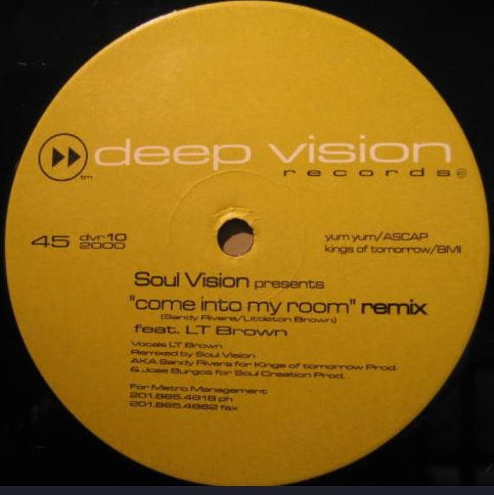 Soul Vision Featuring LT Brown - Come Into My Room (Edición Original US, 2000)
