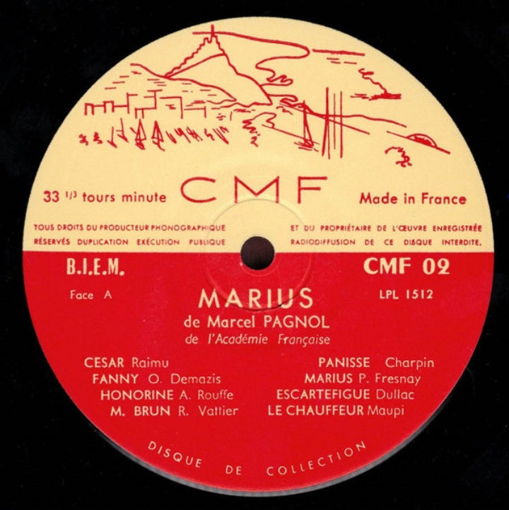 Marcel Pagnol - Marius (Edición Original Francia, Editions C.M.F., 1960)