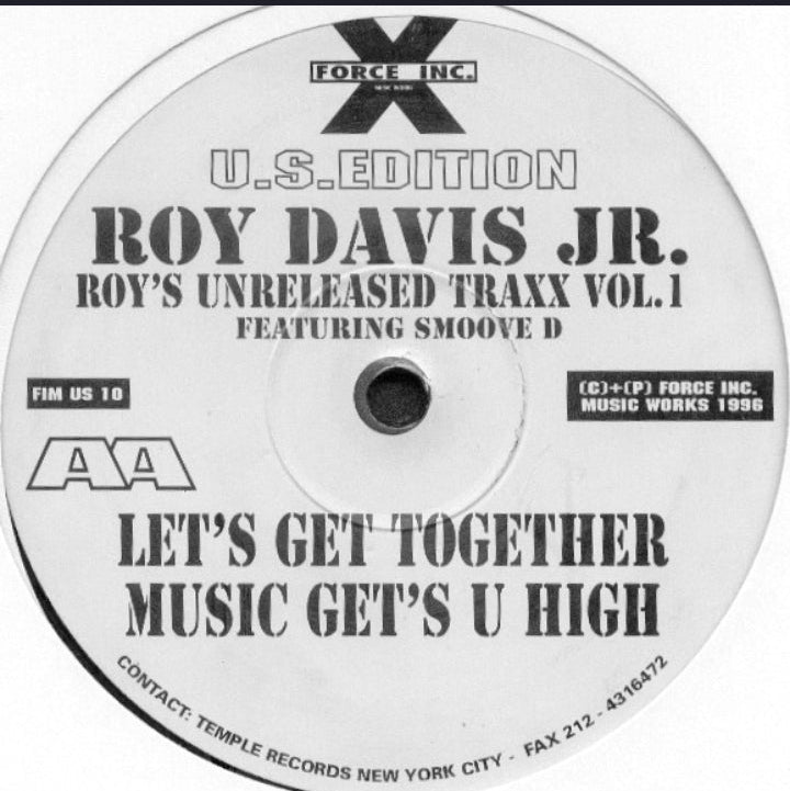 Roy Davis Jr. - Roy's Unreleased Traxx Vol. 1 (Edición US, 1996)
