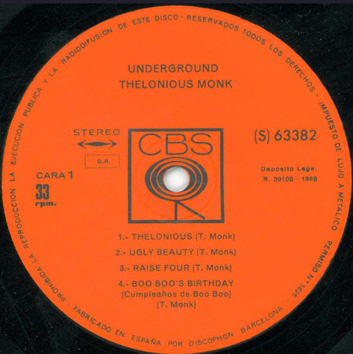 Thelonious Monk - Underground