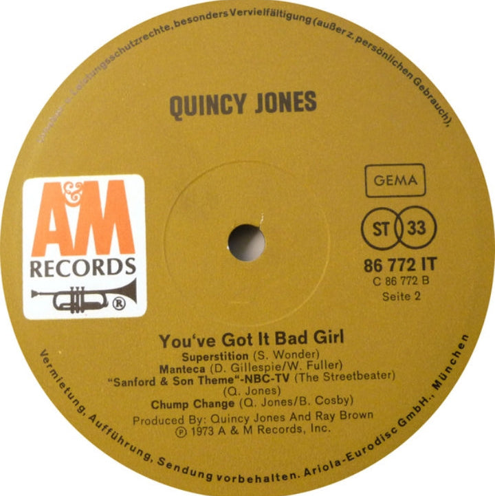 QUINCY JONES - YOU'VE GOT IT BAD GIRL