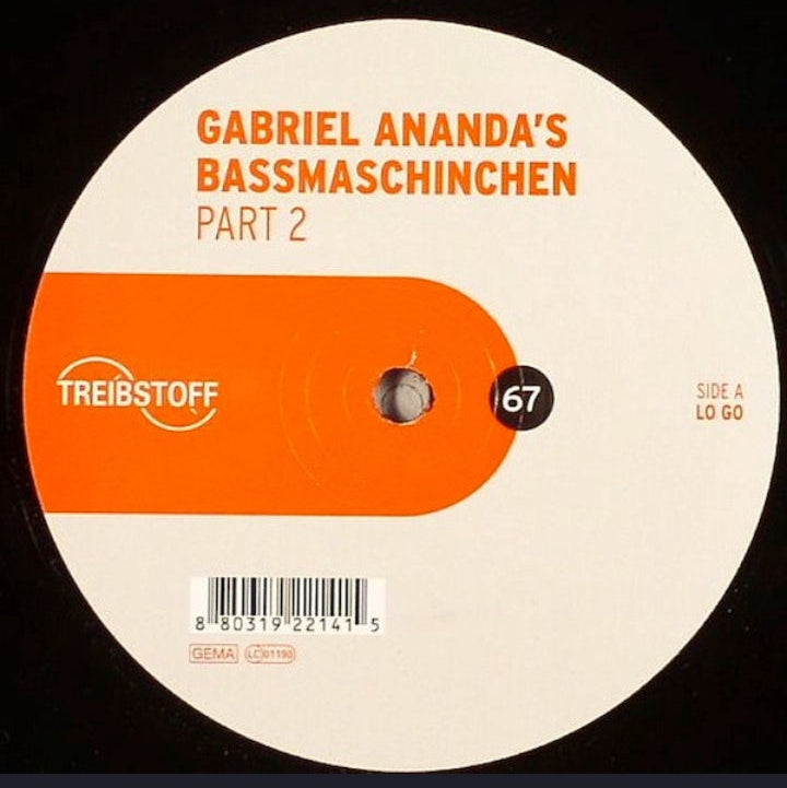 Gabriel Ananda - Ananda's Bassmaschinchen (Part 2) (Edición Original Alemania, Treibstoff, 2006)