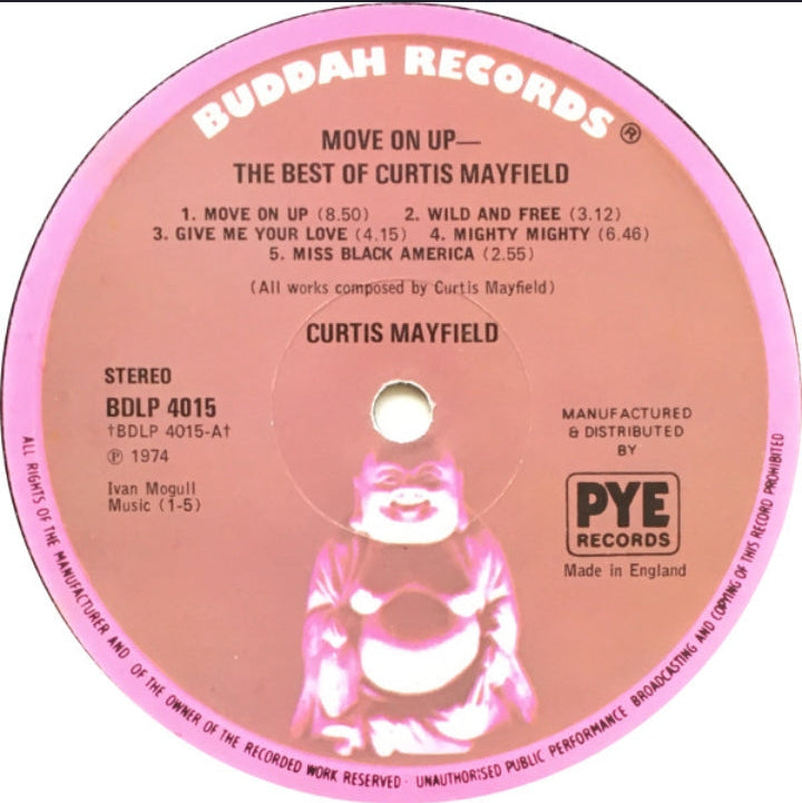 Curtis Mayfield - The Best Of Curtis Mayfield (Edición Original UK, 1974)