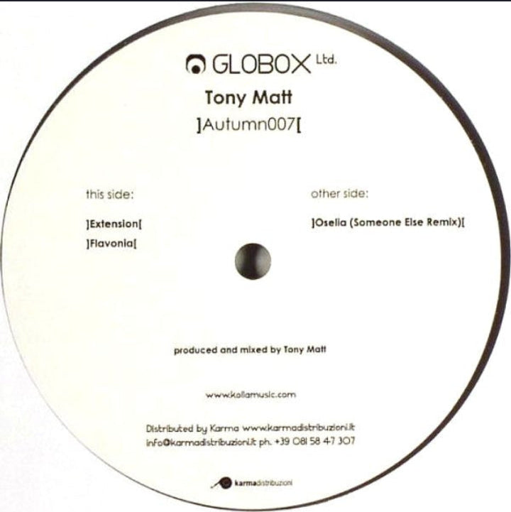 Tony Matt - Autumn007 (Edición Limitada Italia, Globox, 2007)