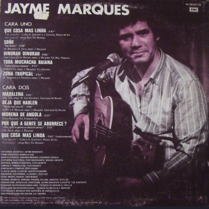 Jayme Marques - Que Cosa Mas Linda (Edición Original España, EMI-Odeón, 1981)