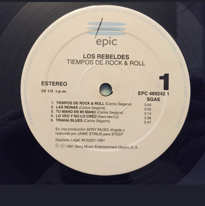 LOS REBELDES - TIEMPOS DE ROCK & ROLL