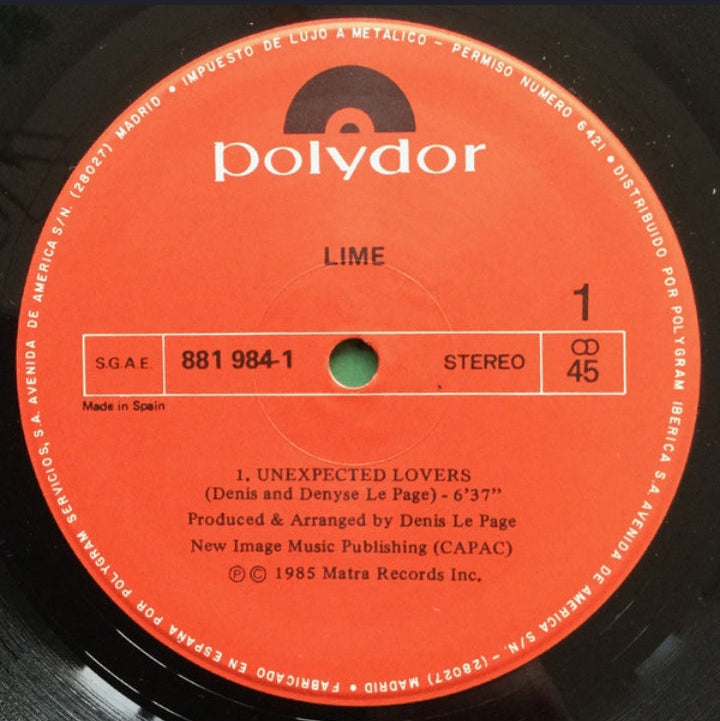 Lime - Unexpected Lovers = Amantes Inesperados (Edición Original España, 1985)