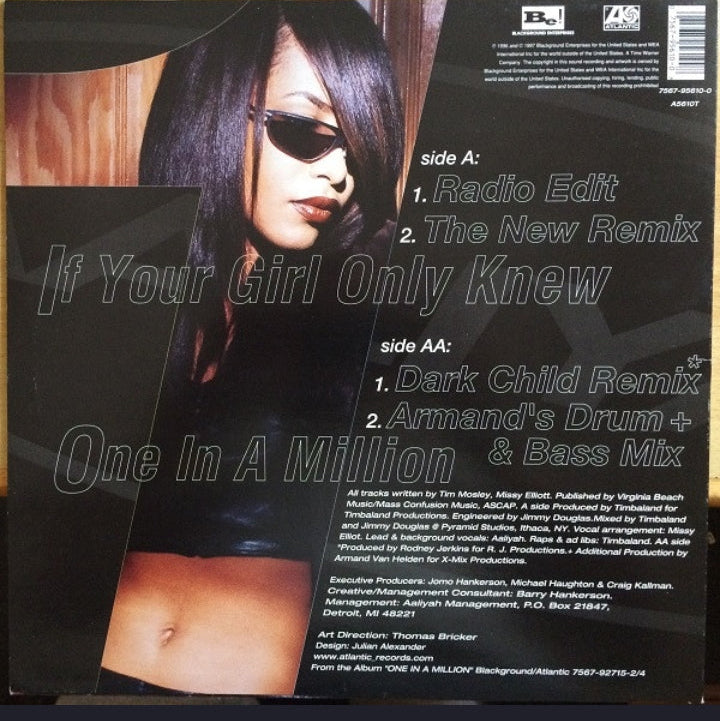 Aaliyah - If Your Girl Only Knew / One In A Million (Edición Original UK, 1997)