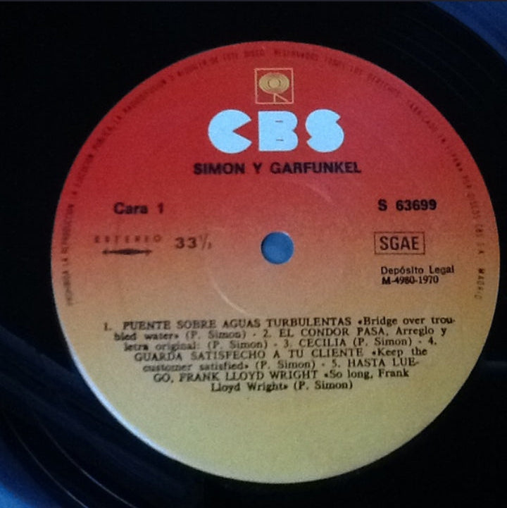 Simon & Garfunkel - Puente Sobre Aguas Turbulentas (Edición Original España, CBS, 1970)