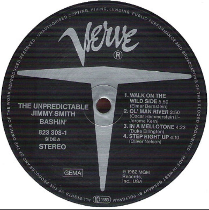 Jimmy Smith - Bashin' - The Unpredictable Jimmy Smith (Edición Alemania)