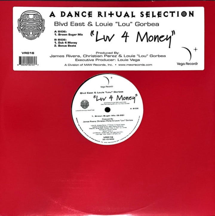 Blvd. East &amp; Louie "Lou" Gorbea - Luv 4 Money (Edición Original US, Vega Records, 2005)