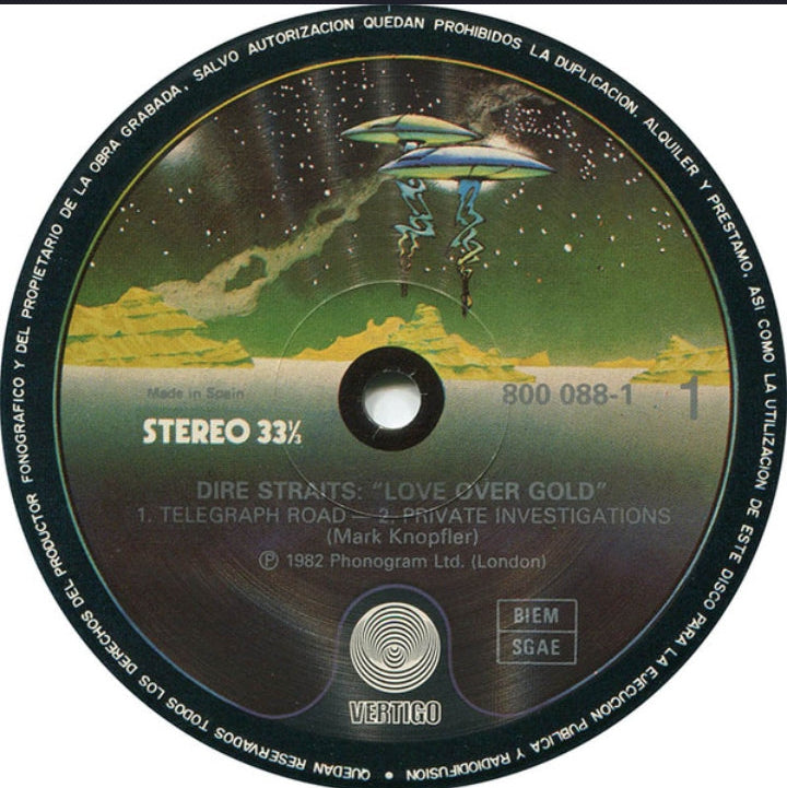 Dire Straits - Love Over Gold (Edición España, 1989)