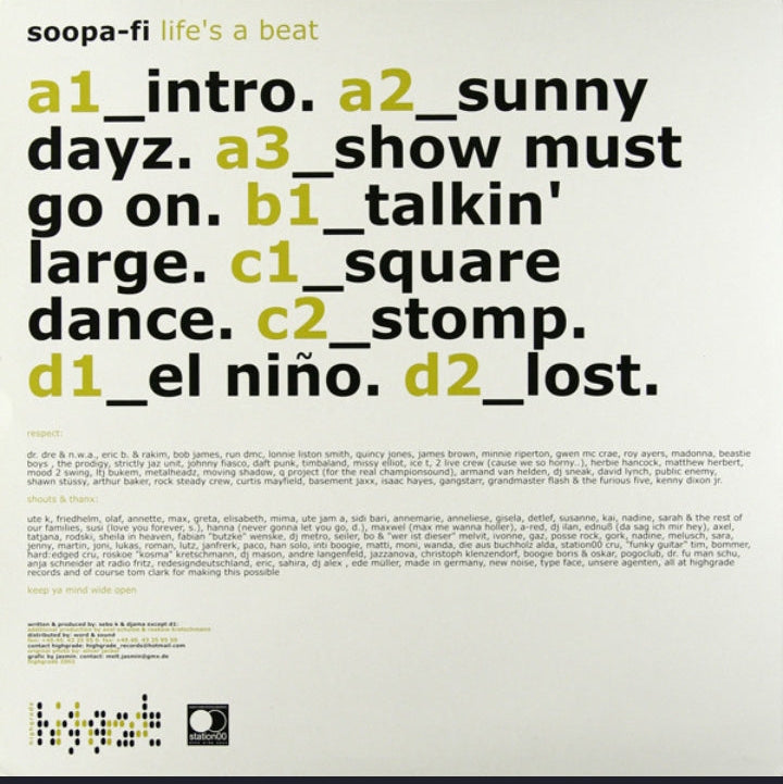 SOOPA-FI - LIFE'S A BEAT