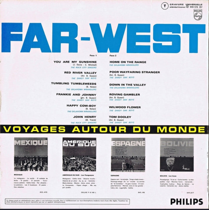 Various Artists - Far-West (Edición Original Francia, Philips, Vinilo LP)
