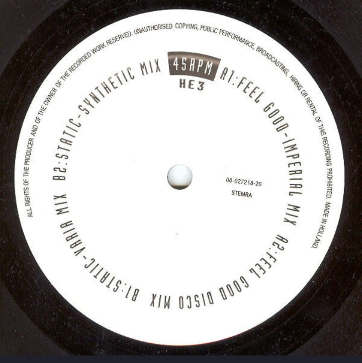 Colours - Feel Good / Static (Edición Original Holanda, Healing Effect, 2001)