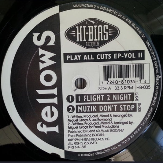 Fellows - Play All Cuts EP-Vol. II (Edición Canadá, 1994)