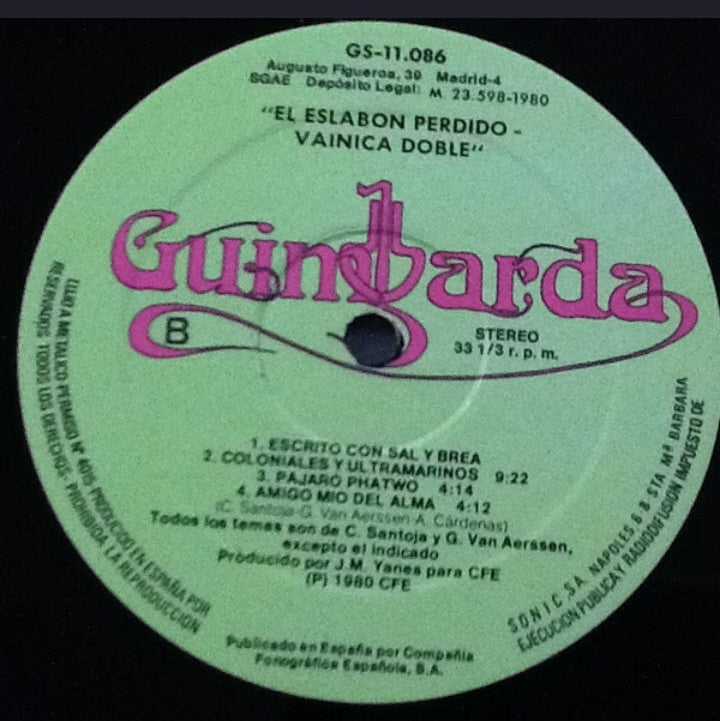VAINICA DOBLE - EL ESLABÓN PERDIDO