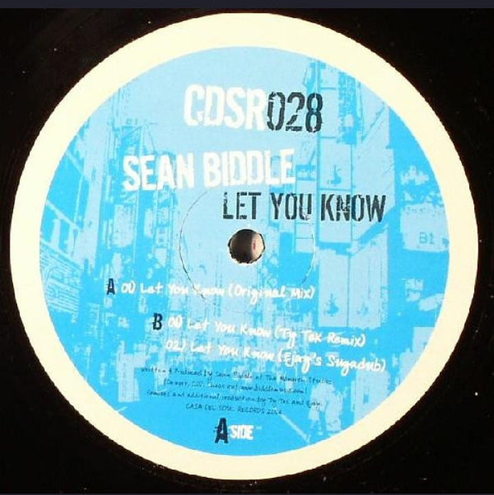 Sean Biddle - Let You Know (Edición Original US, Casa Del Soul Records, 2006)