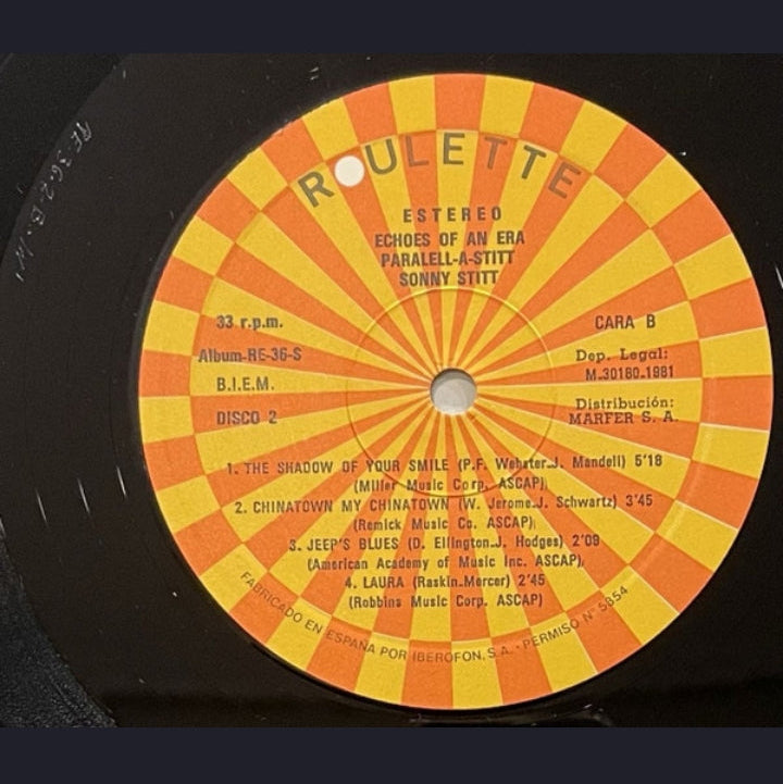 Sonny Stitt - I Keep Comin' Back! / Parallel-A-Stitt (Edición Doble LP España, 1981)