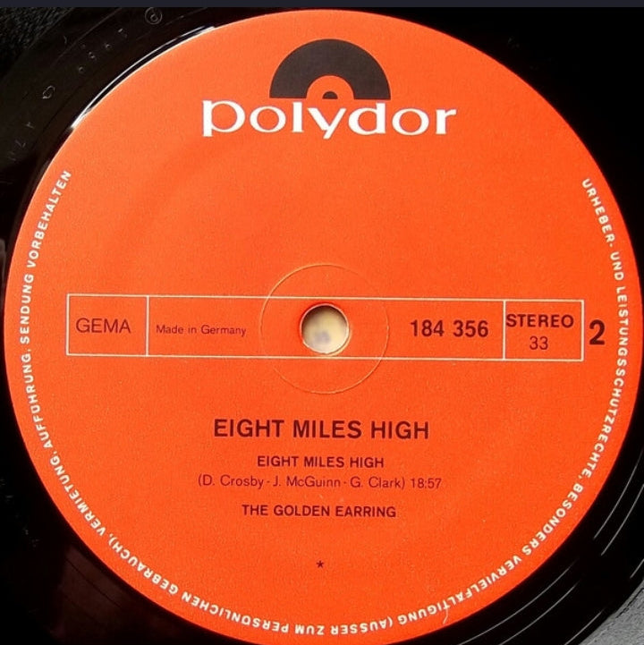Golden Earring - Eight Miles High (Edición Original Alemania, 1974)