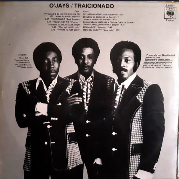 THE O'JAYS - BACK STABBERS