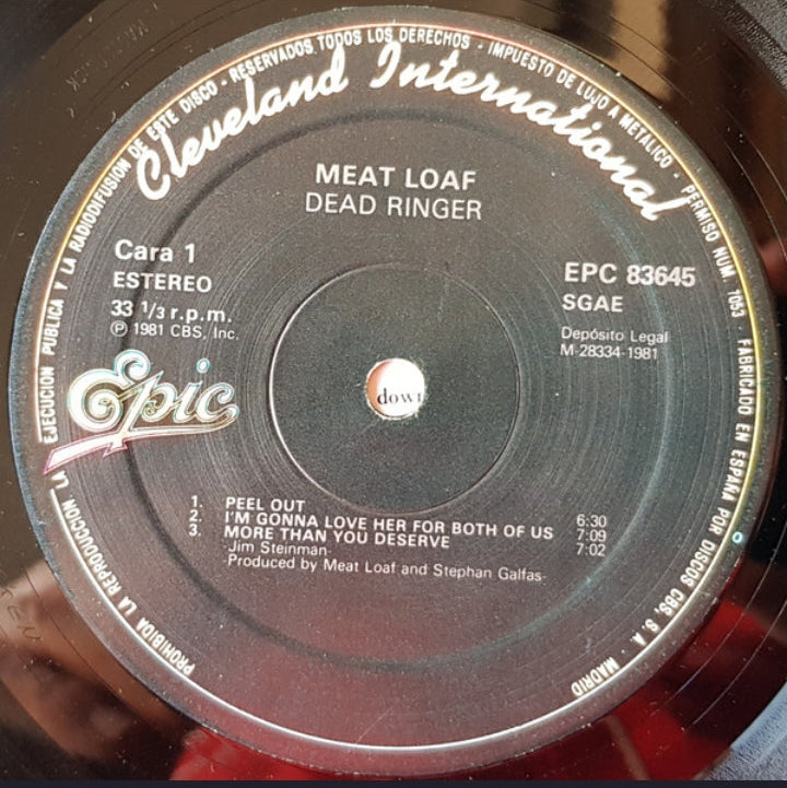 Meat Loaf - Dead Ringer (Edición España, 1981)