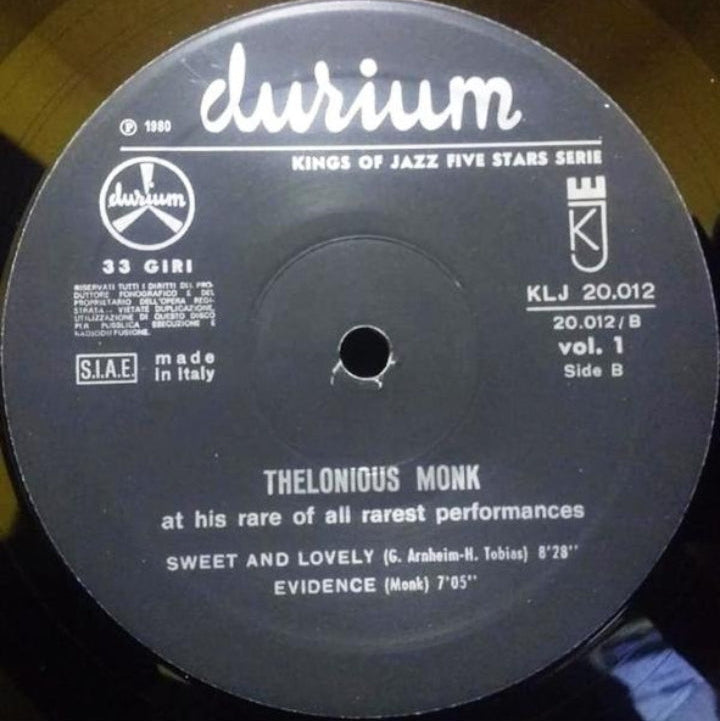 THELONIOUS MONK - HERE IS THELONIOUS MONK