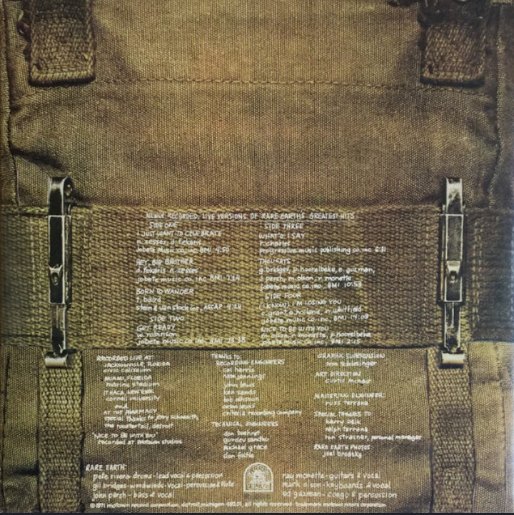 Rare Earth - Rare Earth In Concert (Edición Doble LP Alemania, 1971)
