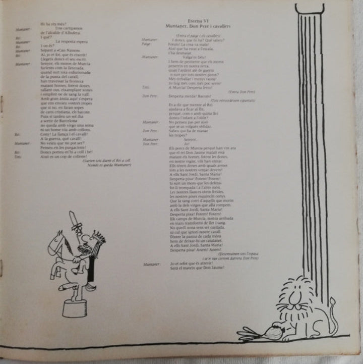 La Trinca - Don Jaume El Conquistador "Sarsuela-Rock" (Edición Original España, 1983)