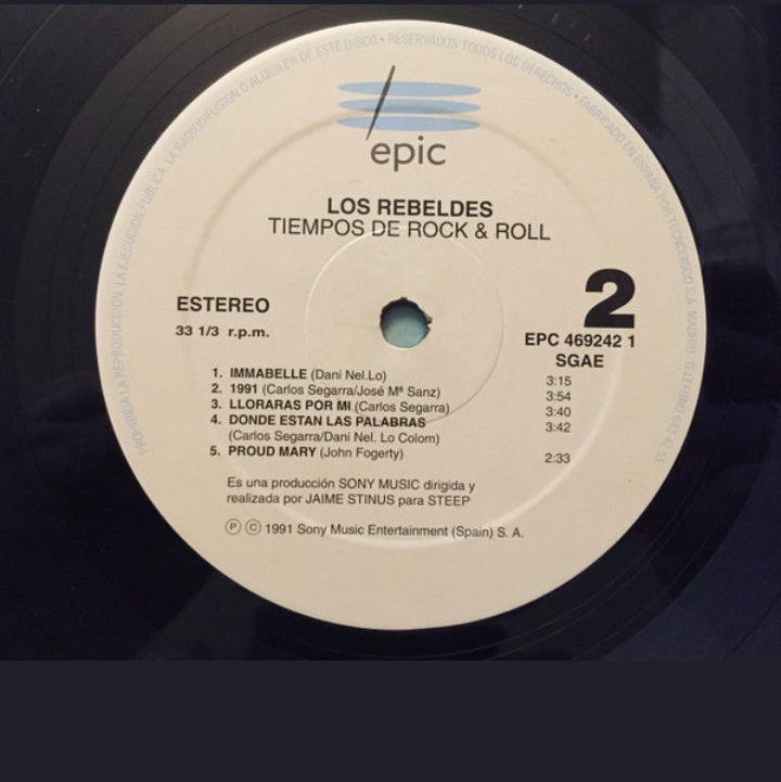 LOS REBELDES - TIEMPOS DE ROCK & ROLL