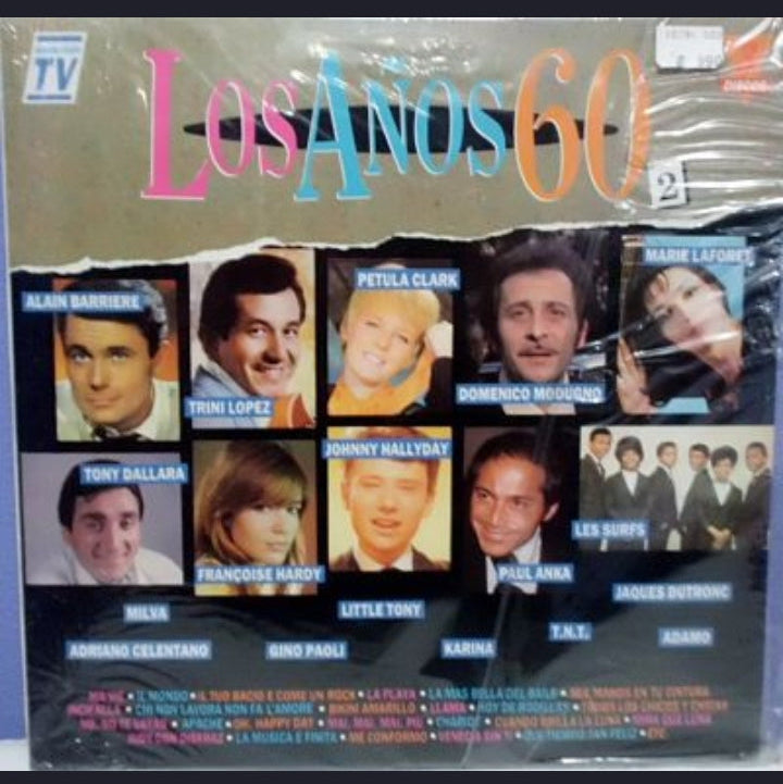 Artistas Varios - Los Años 60 Vol.2 (Edición Triple LP España, 1990)