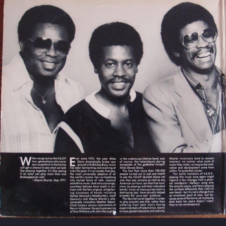 The V.S.O.P. Quintet - The Quintet (Edición Doble LP US, 1977)