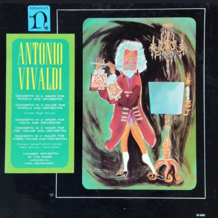 Antonio Vivaldi - Concertos For Violins, Concertos For Piccolo (Edición Original US, Nonesuch, 1964)