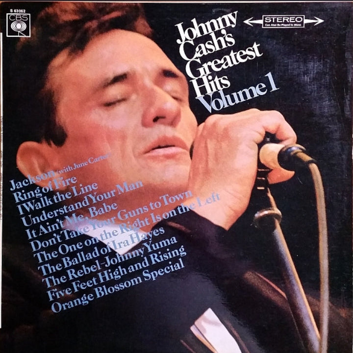Johnny Cash - Johnny Cash's Greatest Hits Volume 1 (Edición Original Holanda, CBS, 1967)