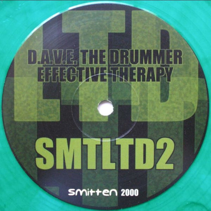 D.A.V.E. The Drummer - Effective Therapy (Edición Original Limitada Vinilo Verde, Curve Pusher, 2000)