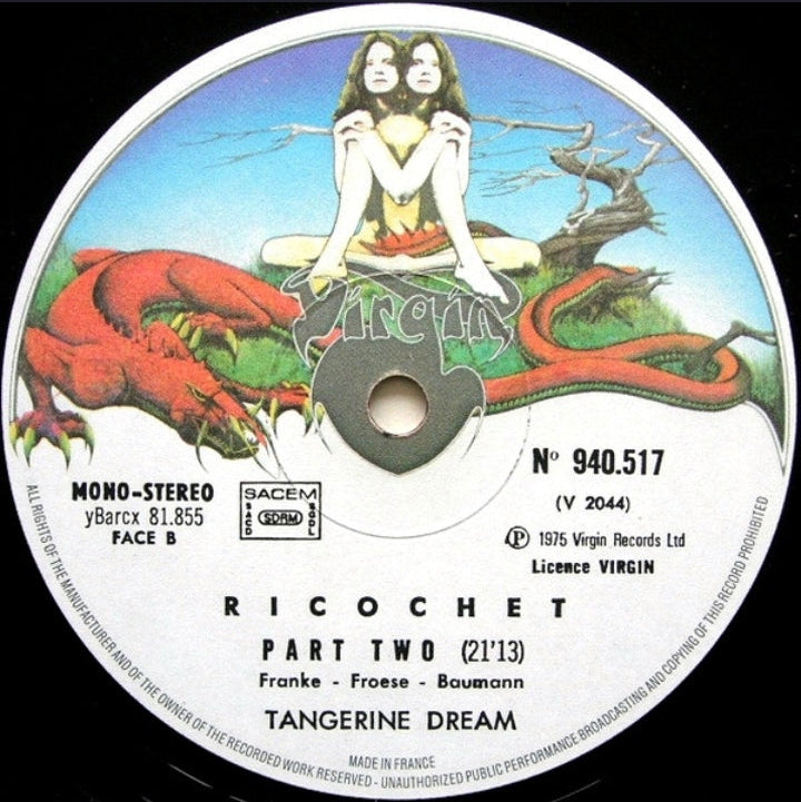 Tangerine Dream - Ricochet (Edición Original Francia, Virgin Records, 1975)