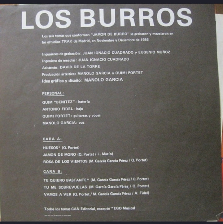 LOS BURROS - REBUZNOS DE AMOR / JAMON DE BURRO