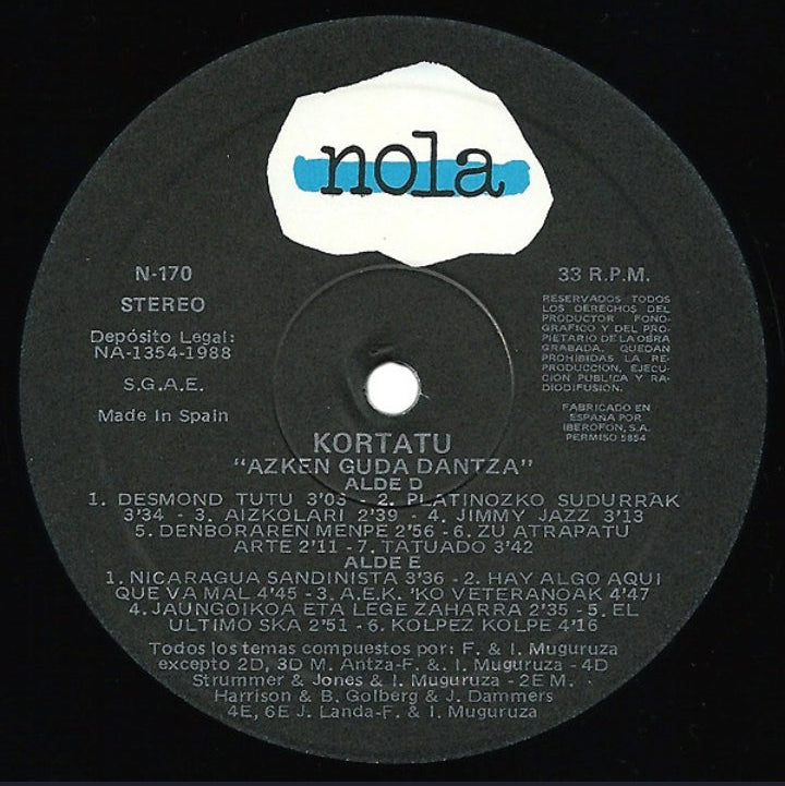 KORTATU - AZKEN GUDA DANTZA
