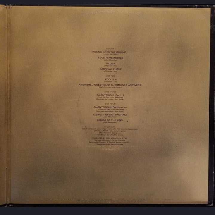 Focus - Focus 3 (Edición Doble LP Alemania, 1972)