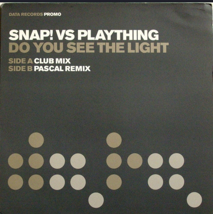 Snap! Vs. Plaything - Do You See The Light (Edición Original UK, Data Records, 2002)