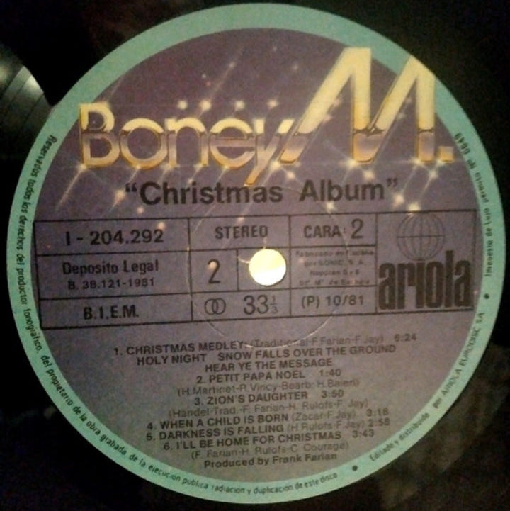Boney M. - Christmas Album (Edición España, 1983)