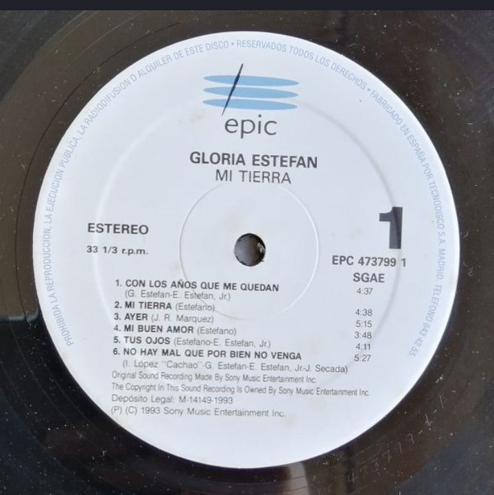 Gloria Estefan - Mi Tierra (Edición España, 1993)