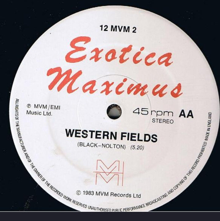 Exotica Maximus - Paint It Black / Western Fields (Edición Original UK, MVM, 1983)