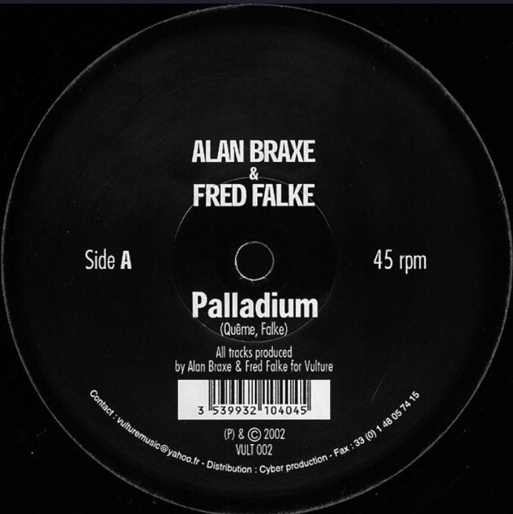 Alan Braxe &amp; Fred Falke - Palladium / Penthouse Serenade (Edición Original Francia, 2002)