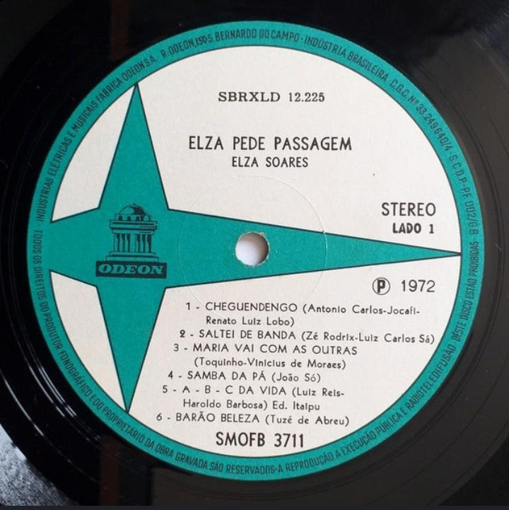 Elza Soares - Elza Pede Passagem (Edición Original Brasil, 1972)