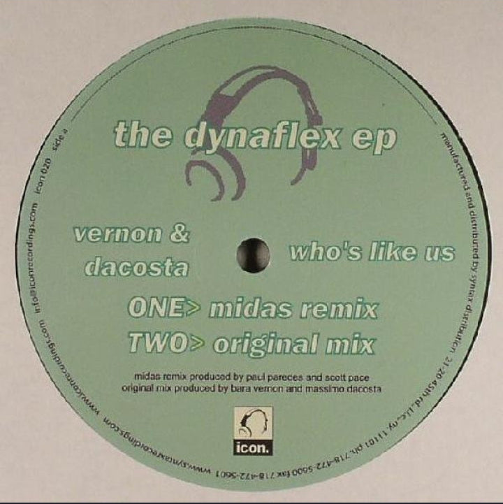 Vernon &amp; DaCosta / Slum Science - The Dynaflex EP (Edición Original US, Icon Recordings, 2004)